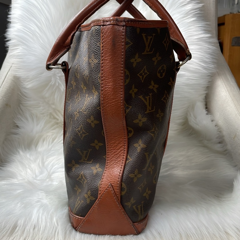 Vintage Louis Vuitton Weekender PM tote logo leather trim GUC - Picture 9 of 17